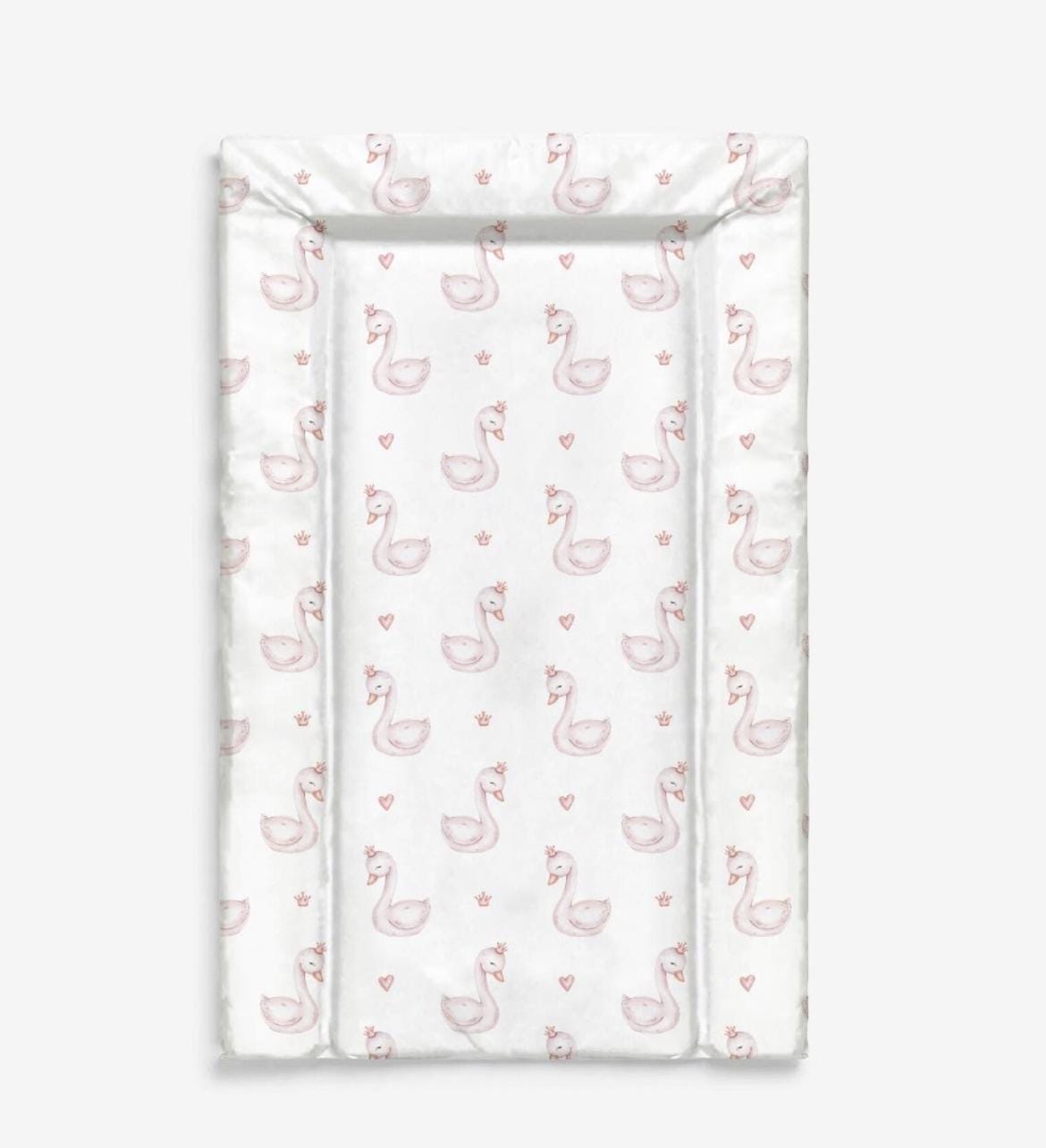 Baby Pink Swans - Baby Changing Mat