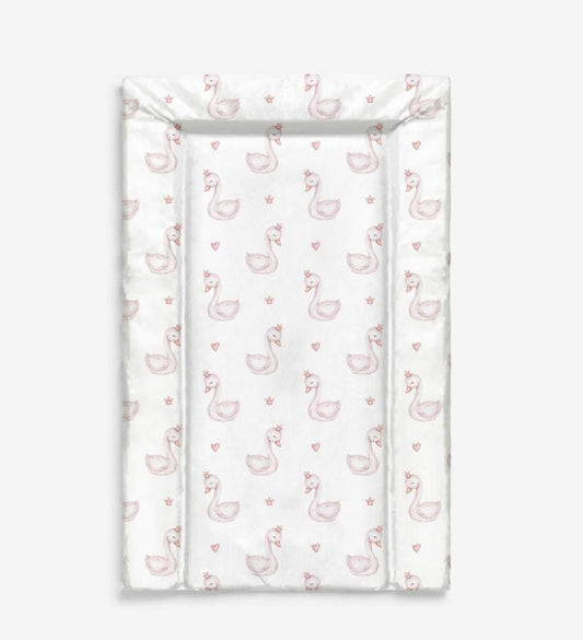 Baby Pink Swans - Baby Changing Mat