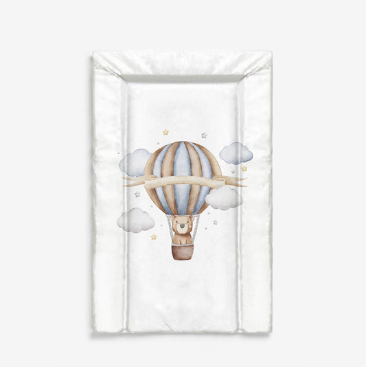 Hot Air Balloon, Blue - Baby Changing Mat