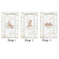 Bear on Clouds, Beige - Baby Changing Mat