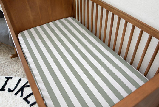 Sage Green Stripes - Bedding