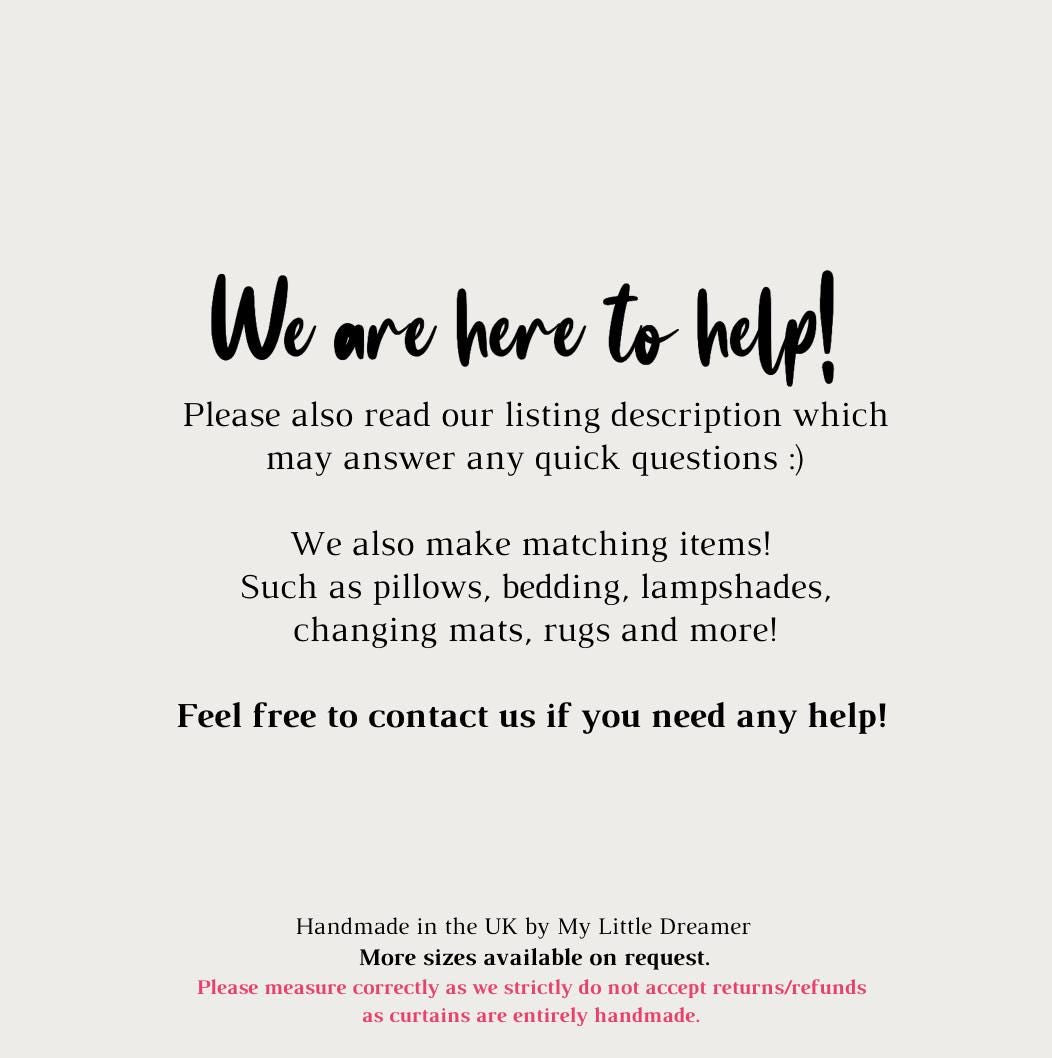 Safari Animals with Leaves - Curtains (Standard or Blackout)