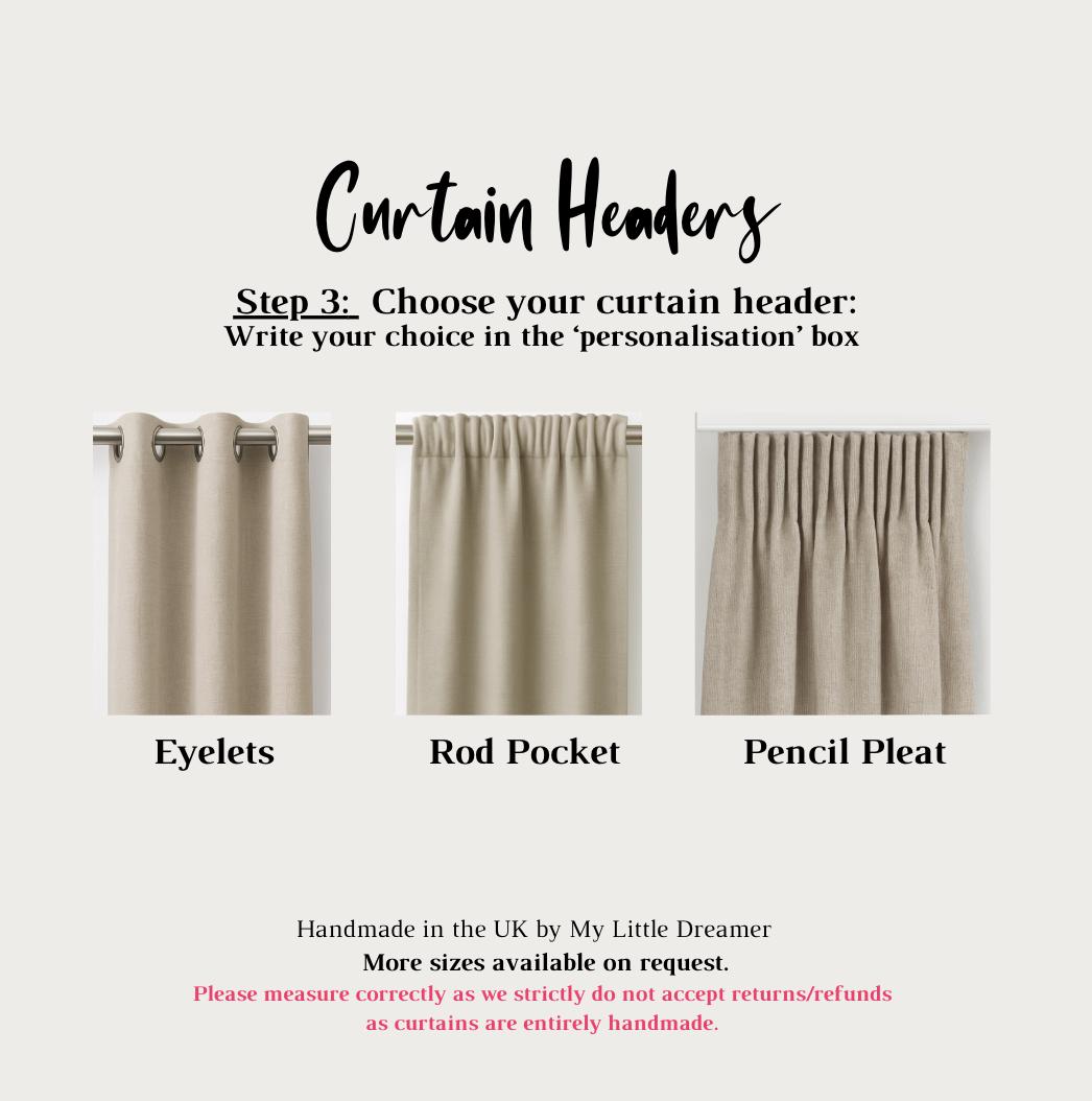 Safari Doodles - Curtains (Standard or Blackout)