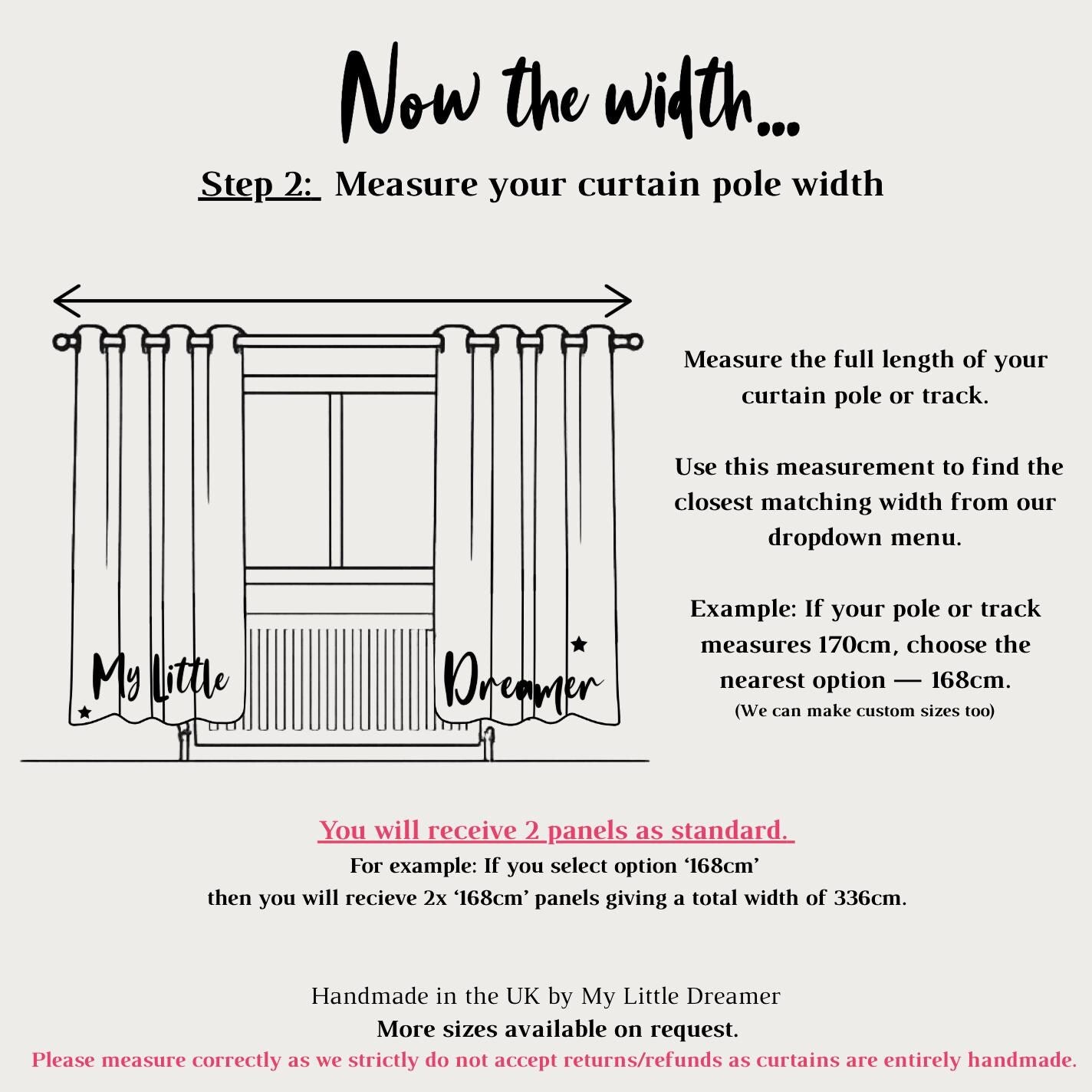 Dalmatian Spots - Curtains (Standard or Blackout)