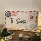 Christmas Plush Pillow, Letter to Santa, Nursery Cushion, Children's Christmas Decor, Gift for Kids, Festive Pillow, Christmas Decorations