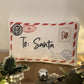 Christmas Plush Pillow, Letter to Santa, Nursery Cushion, Children's Christmas Decor, Gift for Kids, Festive Pillow, Christmas Decorations