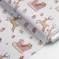 100% Cotton Fabric, Christmas - Sleigh Reindeer, Reindeer, Presents, Fabric, Quilting Fabric, 147cm Wide, Meter, Festive fabric