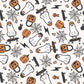 100% Cotton Fabric, Ghost - Skater, Halloween, Pumpkins, Fabric, Quilting Fabric, 147cm Wide, Meter, Halloween fabric