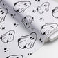 100% Cotton Fabric, Ghosts - Monochrome, Halloween, Ghosts, Fabric, Quilting Fabric, 147cm Wide, Meter, Halloween fabric