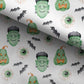 100% Cotton Fabric, Frankenstein, Halloween, Pumpkins, Fabric, Quilting Fabric, 147cm Wide, Meter, Halloween fabric