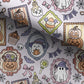 100% Cotton Fabric, Halloween - Frames JLR, Halloween, Ghosts, Fabric, Quilting Fabric, 147cm Wide, Meter, Halloween fabric
