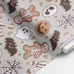 100% Cotton Fabric, Ghosts - Orange Fabric, Quilting Fabric, 147cm Wide, Meter, Halloween, Ghosts, Pumpkins fabric