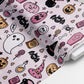 100% Cotton Fabric, Halloween - Pink Fabric, Quilting Fabric, 147cm Wide, Meter, Ghost, Pumpkin, Bat, Witches Hat Fabric