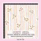 100% Cotton Fabric, Stripes - Floral Pink Fabric, Quilting Fabric, 147cm Wide, Meter, Flower, Stripes, Pretty Pink Peach Fabric