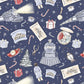 100% Cotton Fabric, Polar Express Train, Fabric, Quilting Fabric, 147cm Wide, Meter, Christmas, Festive, Train, Believe Fabric