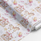 100% Cotton Fabric, Carousel - Pink, Fabric, Quilting Fabric, 147cm Wide, Meter, Carousel Horses, Pink Fabric