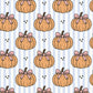 100% Cotton Fabric, Pumpkins - Stripes - Blue, Fabric, Quilting Fabric, 147cm Wide, Meter, Pumpkin Halloween Fall Fabric