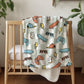 Checkered - Skater Boys, Sherpa Fleece Blanket, Decor, Kids Bedding, Blankets, Children's Room, Blue Checkered Cool Boys Kids Blanket