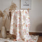 Carousel - Pink, Sherpa Fleece Blanket, Decor, Kids Bedding, Blankets, Children's Room, Pink Horses Carousel, Kids Blanket