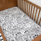 Monsters - Doodles, Bedding, Duvet Covers, Fitted Sheets, Monochrome Monsters Halloween bedding, Childrens Bedding, Kids Bedding
