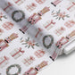 100% Cotton Fabric, Nutcracker - Pink Fabric, Quilting Fabric, 147cm Wide, Meter, Pink Nutcracker, Wreath Christmas Fabric