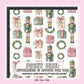 100% Cotton Fabric, Nutcracker - Green Fabric, Quilting Fabric, 147cm Wide, Meter, Green Nutcracker, Wreath Christmas Fabric