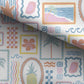 100% Cotton Fabric, Frames - Summer Fabric, Quilting Fabric, 147cm Wide, Meter, Modern Frames, Summer Frame Fabric