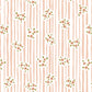 100% Cotton Fabric, Stripes - Floral Pink Fabric, Quilting Fabric, 147cm Wide, Meter, Flower, Stripes, Pretty Pink Peach Fabric