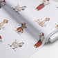 100% Cotton Fabric, Christmas - Safari, Fabric, Quilting Fabric, 147cm Wide, Meter, Christmas, Safari, Animals, Fabric
