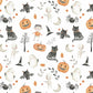 100% Cotton Fabric, Halloween - Pumpkins and Cats, Fabric, Quilting Fabric, 147cm Wide, Meter, Halloween, Cat, Ghost, Fabric