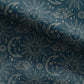 100% Cotton Fabric, Celestial - Dark Teal Navy, Gold, Fabric, Quilting Fabric, 147cm Wide, Meter, Crescent Moon Fabric