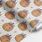 100% Cotton Fabric, Pumpkins - Stripes - Beige, Fabric, Quilting Fabric, 147cm Wide, Meter, Pumpkin Halloween Fall Fabric