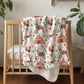 Circus - Red, Sherpa Fleece Blanket, Decor, Kids Bedding, Blankets, Children's Room, Circus Tent, Elephants, Red, Balloons Blanket