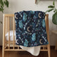 Crystals - Blue, Sherpa Fleece Blanket, Decor, Kids Bedding, Blankets, Children's Room, Crystals Moon Butterflies Celestial Blanket