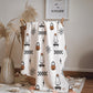 Ghost - Skateboard, Sherpa Fleece Blanket, Decor, Kids Bedding, Blankets, Children's, Halloween Ghost - Skateboard Checkered, Fleece Blanket