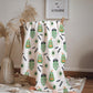 Frankenstein, Sherpa Fleece Blanket, Decor, Kids Bedding, Blankets, Children's Room, Halloween Frankenstein Green, Fleece Blanket