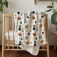Halloween - Watercolour Bats, Sherpa Fleece Blanket, Decor, Kids Bedding, Blankets, Children's, Ghost Halloween, Pumpkins, Fleece Blanket