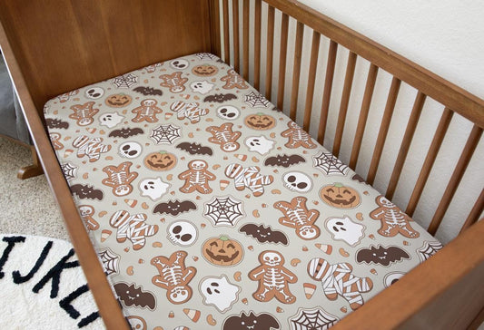 Halloween - Cookies, Bedding, Duvet Covers, Fitted Sheets, Festive bedding, Spooky Halloween, Pumpkins Bedding, Kids Bedding