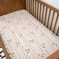 Stripes - Floral Pink, Bedding, Duvet Covers, Fitted Sheets, Stripey Wavy bedding, Floral Stripes, Flowers Bedding, Kids Bedding