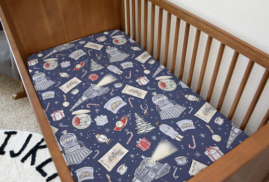 Christmas - Polar Train Express, Bedding, Duvet Covers, Fitted Sheets, Festive bedding, Christmas Train, Beleive Bedding, Kids Bedding