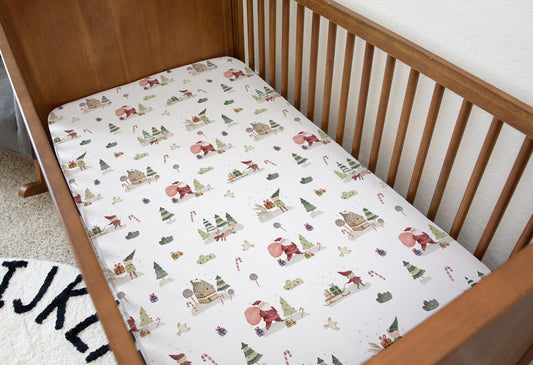 Christmas - Santa, Bedding, Duvet Covers, Fitted Sheets, Festive bedding, Christmas Santa, Festive Holiday Bedding, Kids Bedding
