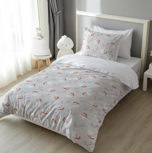 Christmas - Santa and Lights, Bedding, Duvet Covers, Fitted Sheets, Santa Claus bedding, Festive Bedding, Kids Bedding