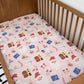 Christmas - Jolly Pink, Bedding, Duvet Covers, Fitted Sheets, Festive bedding, Christmas Santa and Presents Bedding, Kids Bedding