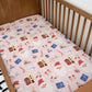 Christmas - Jolly Pink, Bedding, Duvet Covers, Fitted Sheets, Festive bedding, Christmas Santa and Presents Bedding, Kids Bedding