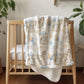 Carousel - Blue, Sherpa Fleece Blanket, Decor, Kids Bedding, Blankets, Childrens Room, Horse Carousel Blue, Elephants, Red, Balloons Blanket