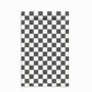 Baby Changing Mat - (Almost) Black and White Check, Nappy Changing Mat, Waterproof Mat, Baby Gift, Wedge Changing Mat, Checkered Decor