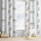 Brown Bears on Clouds (Blue) Curtains, Nursery Curtains Blackout or Non Blackout, Curtains with Eyelets, Ready to Post