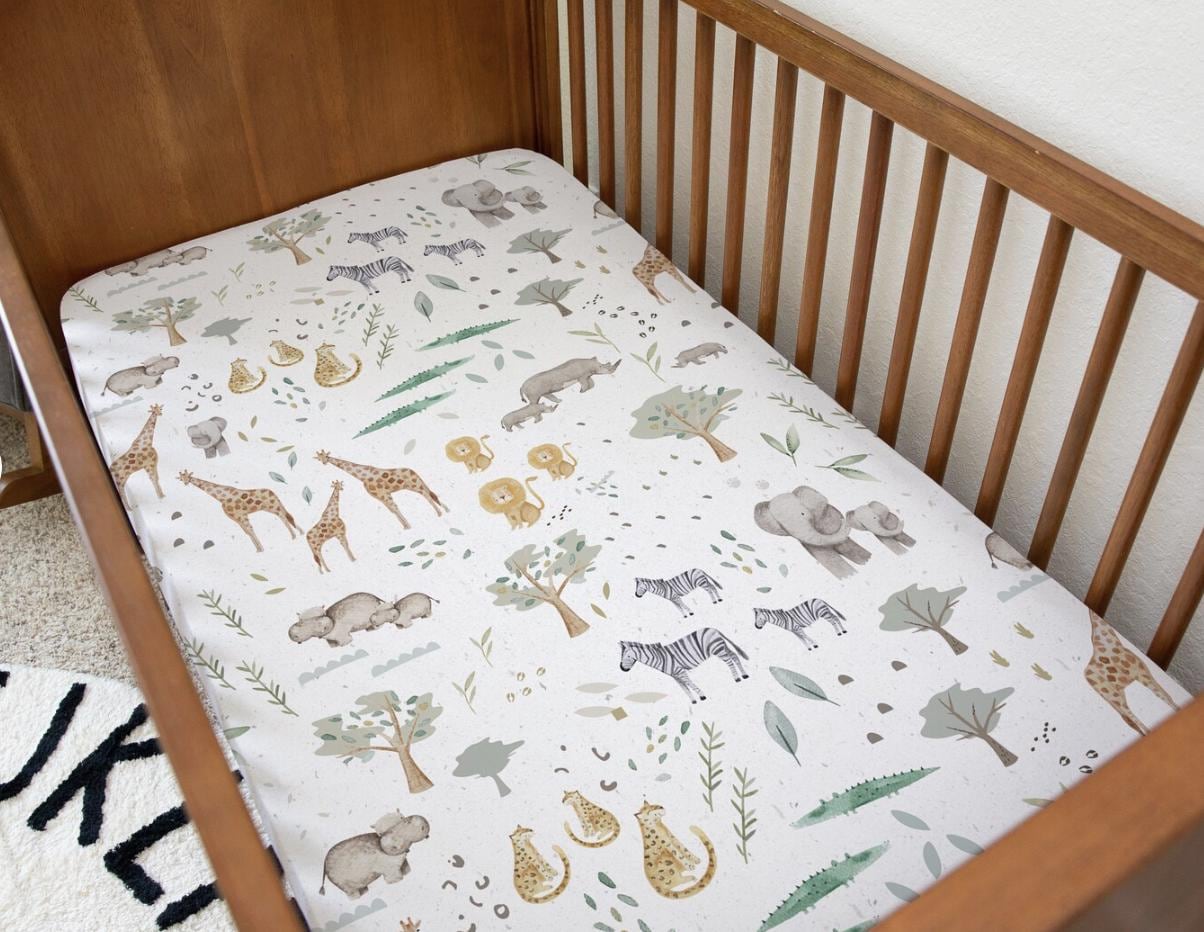 Salt Animal Safari Bedding, Duvet Covers, Fitted Sheets, Safari Bedding, Animal Decor, Kids Bedding, Safari Animal Bedding