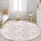 Chinoiserie Toile de Jouy Safari - PINK, Rug, Carpet, kids decor, Children's Room Decor, Kids Rug, Kids Carpet