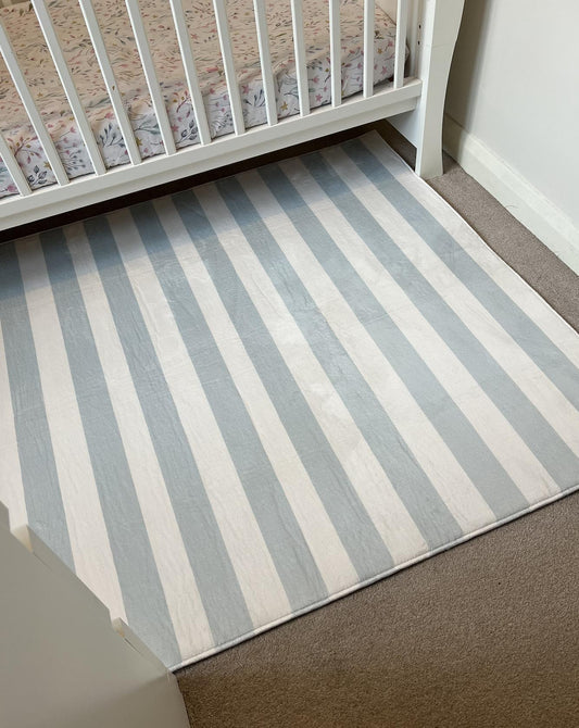 Dusky Blue Stripe, Carpet, kids decor, Children's Room Decor, Kids Rug, Kids Carpet, Personalised decor, Blue decor